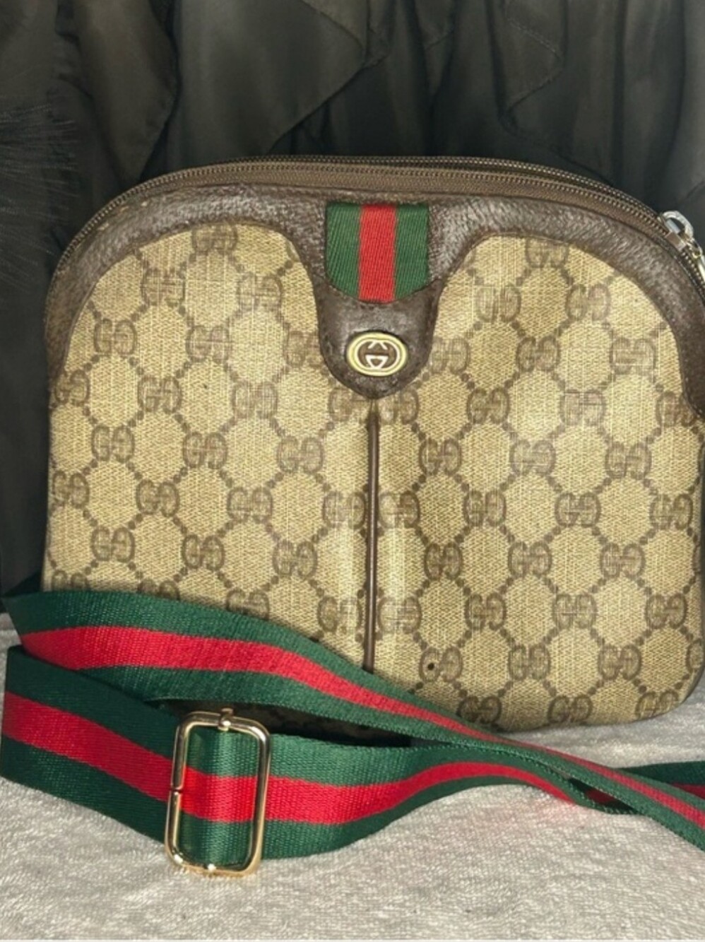 Authentic Gucci Sherry Line PVC Shoulder/Crossbody with 2 unbranded straps